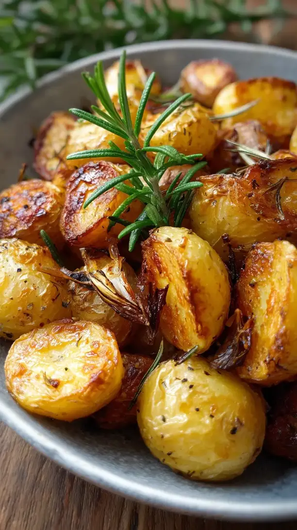 Garlic Rosemary Roasted Potatoes