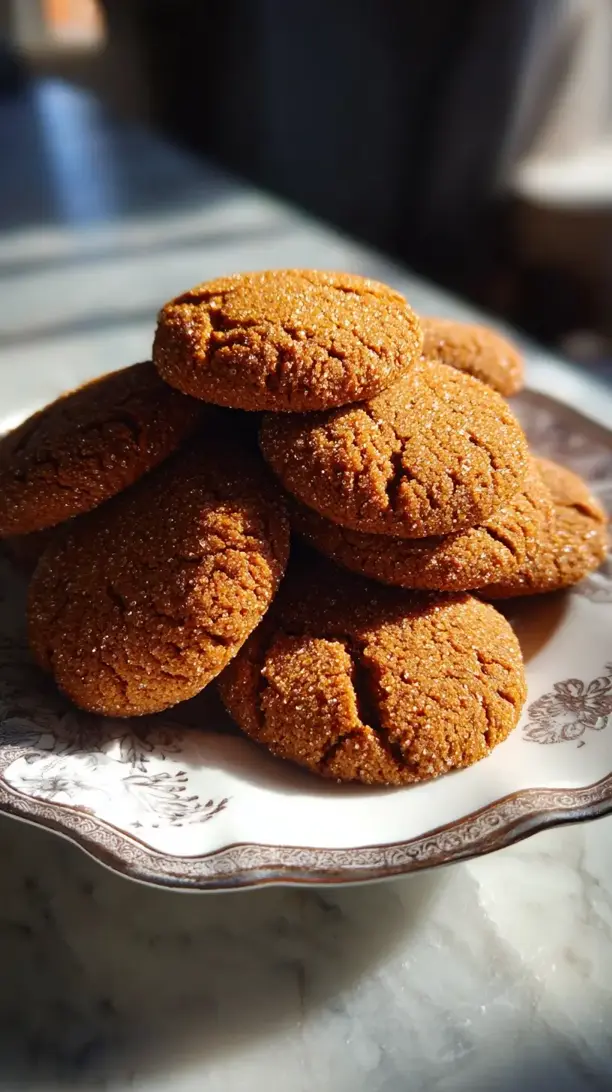 Gluten Free Ginger Snap Cookies