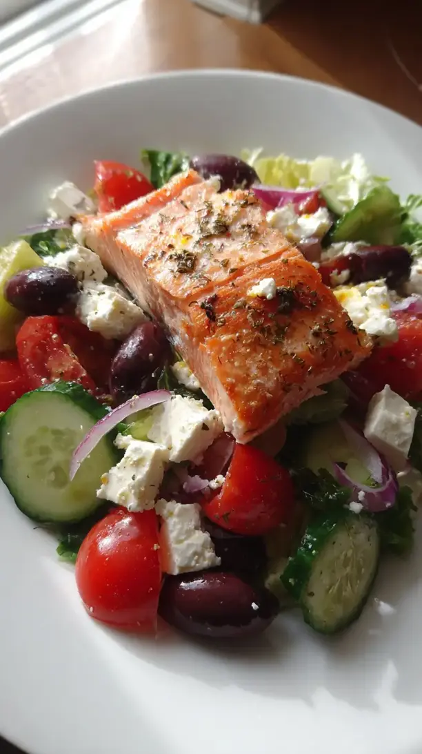 Greek Salmon Salad