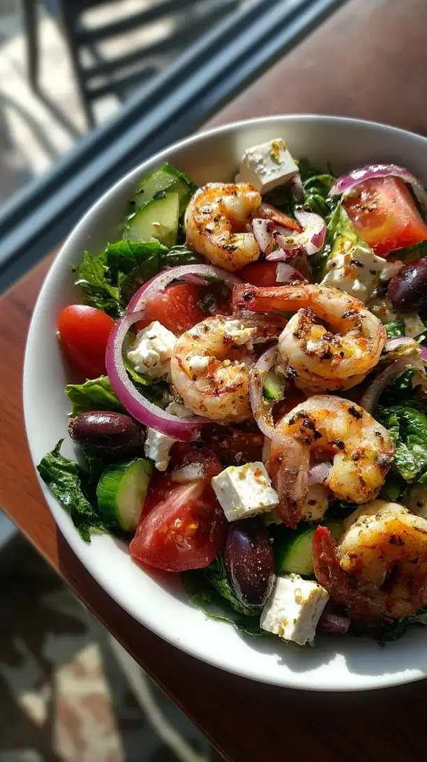 Greek Shrimp Salad
