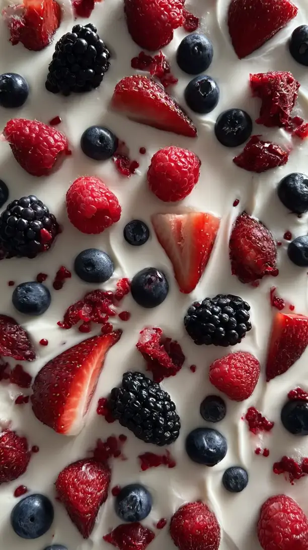 Greek Yogurt Berry Bark