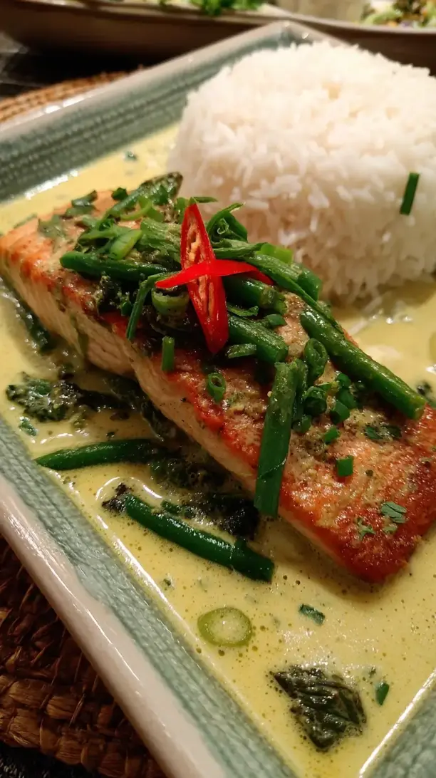 Green Curry Salmon