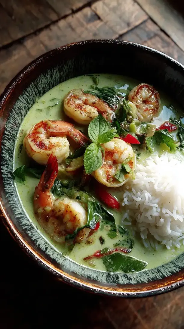 Green Curry Shrimp