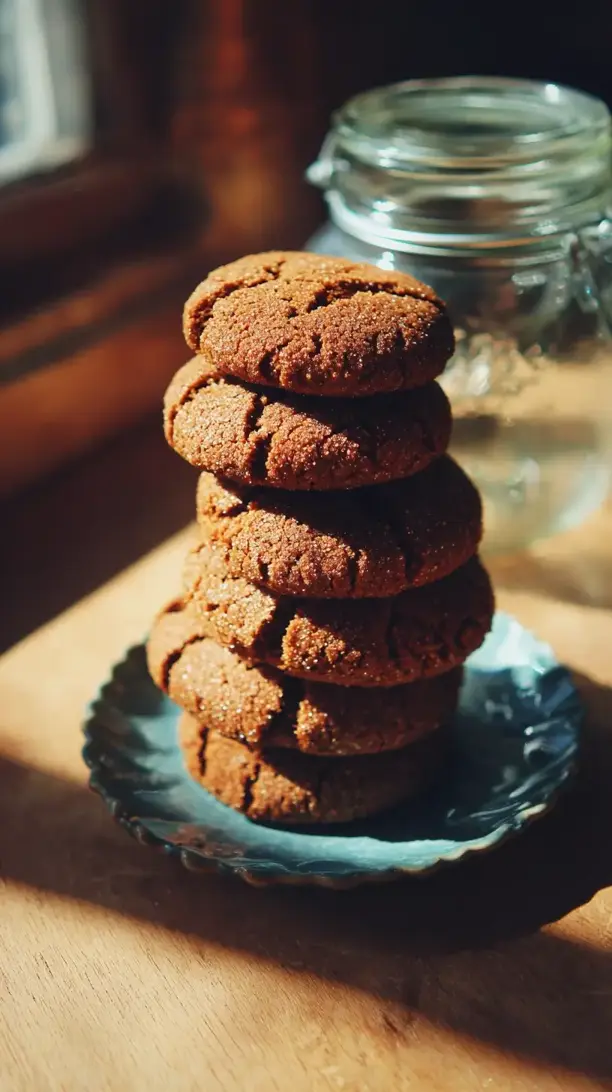 Healthy Molasses Spice Cookies