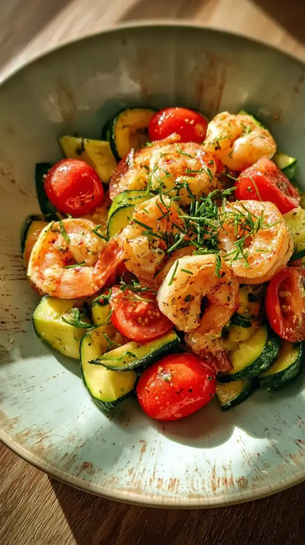 High Protein Shrimp Lunch