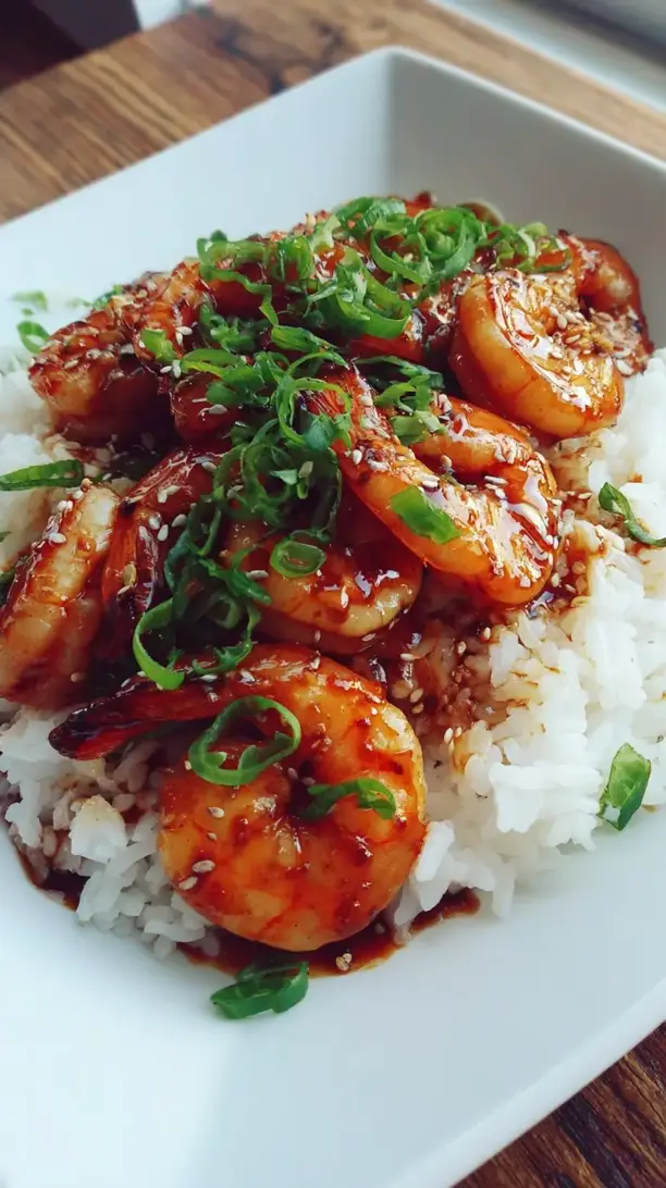 Hoisin Glazed Shrimp
