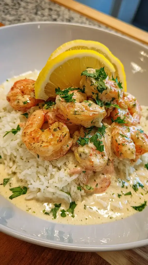 Lemon Cream Shrimp