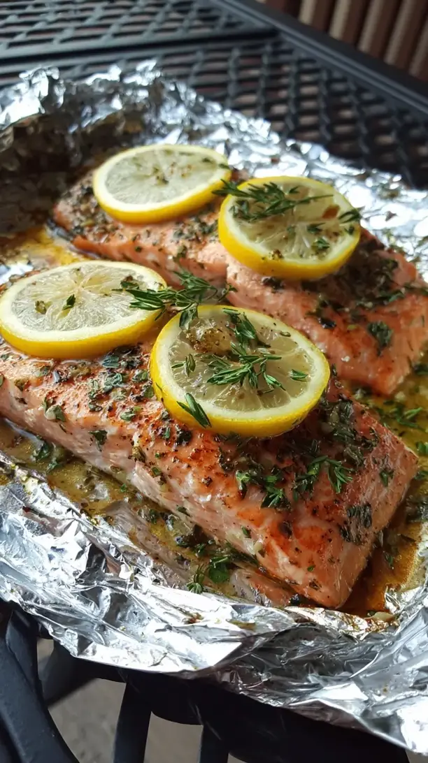 Lemon Herb Salmon Packets