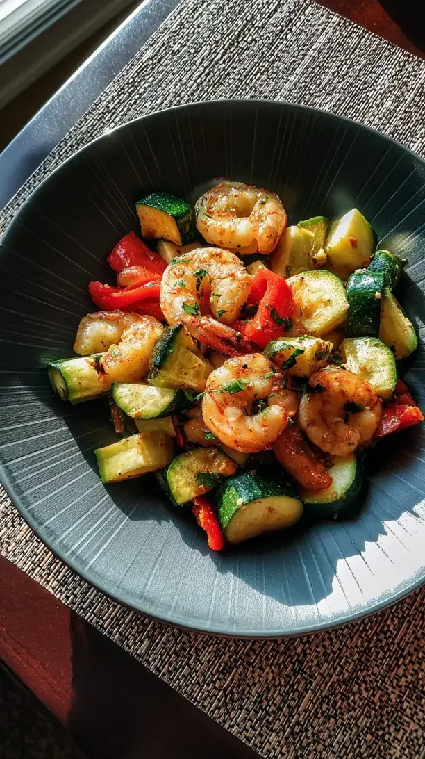 Low Carb Shrimp Dinner