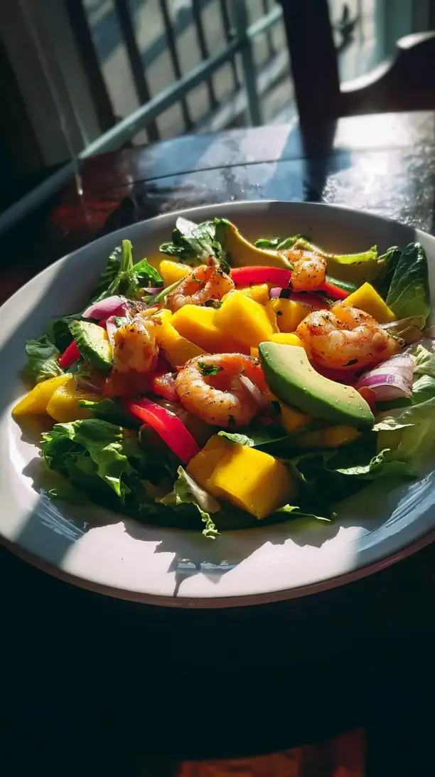 Mango Shrimp Salad