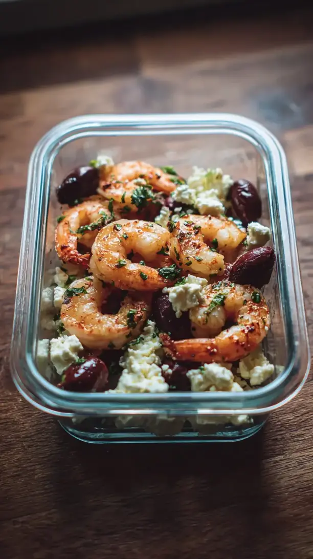 Meal Prep Mediterranean Shrimp