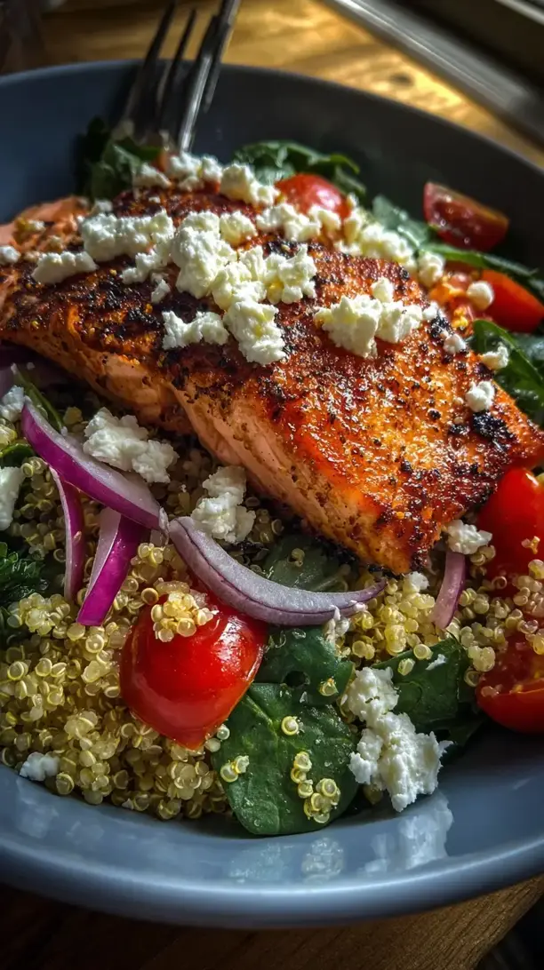 Mediterranean Salmon Bowls