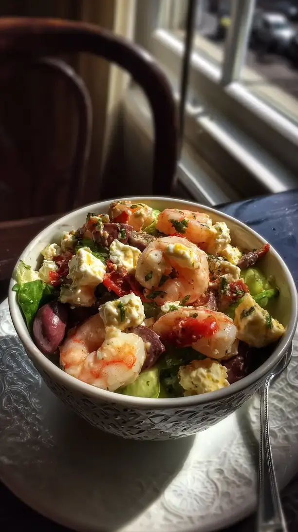 Mediterranean Shrimp Salad