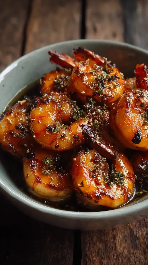 Miso Glazed Shrimp