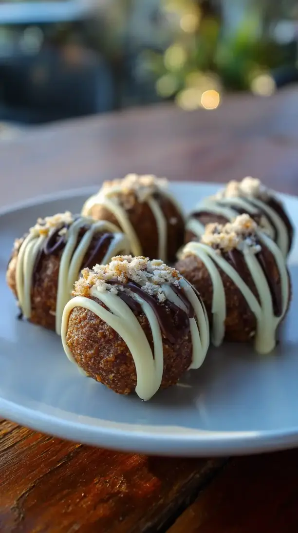 No Bake Gingerbread Truffles