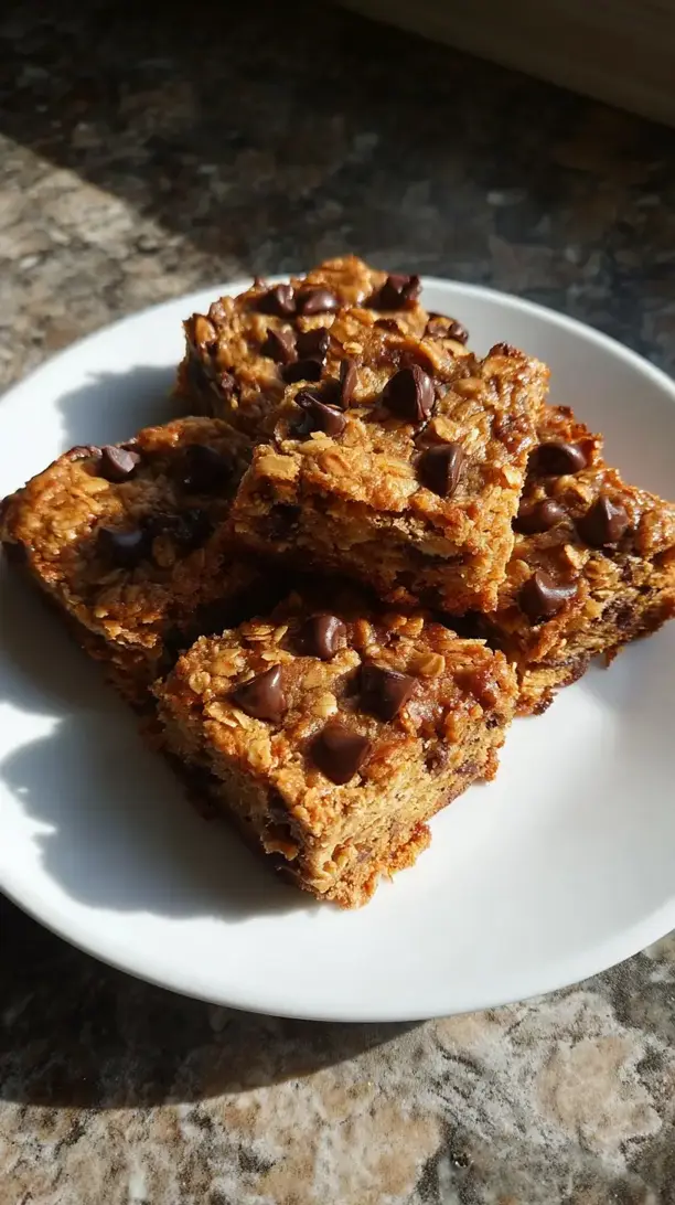 Oatmeal Chocolate Chip Blondies