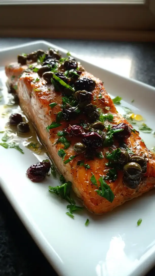 Olive Tapenade Salmon