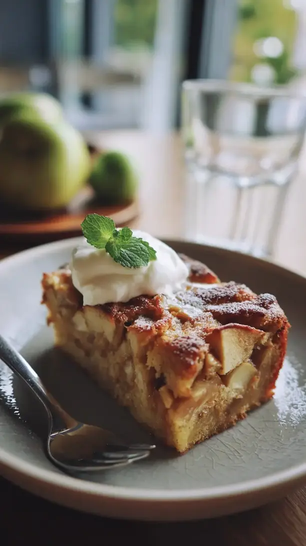 One Bowl Healthy Apple Cake