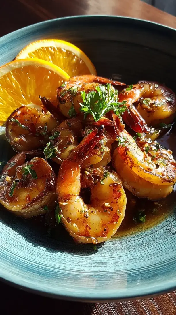 Orange Glazed Shrimp