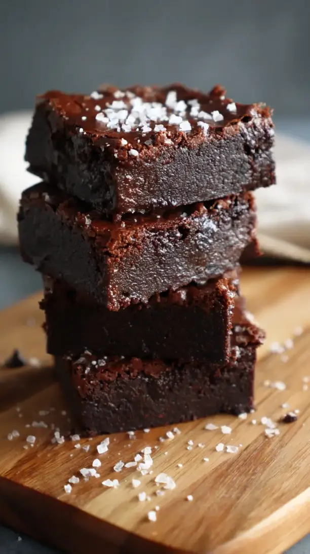 Peppermint Chickpea Brownies