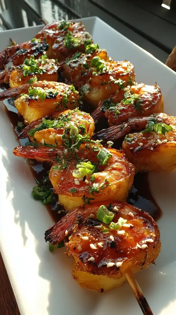 Pineapple Shrimp Kabobs