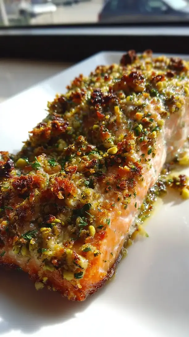 Pistachio Crusted Salmon