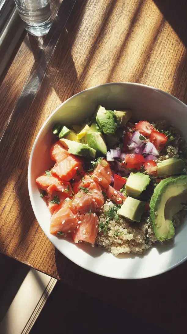 Protein Packed Salmon Bowl
