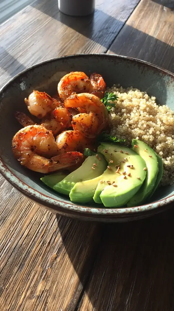Protein Packed Shrimp Bowl