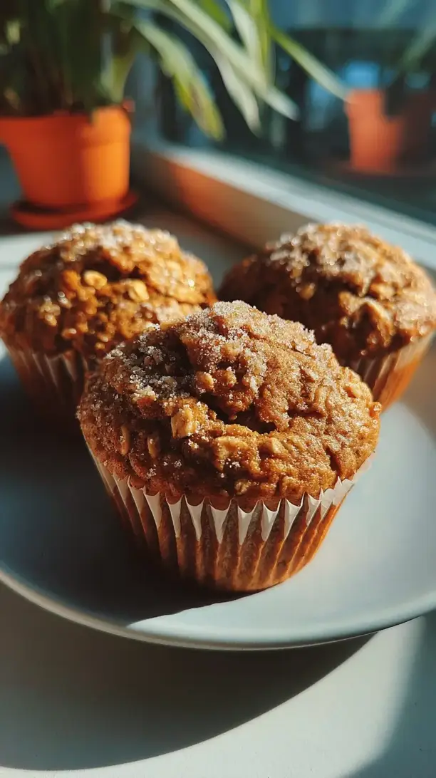 Pumpkin Oat Muffins