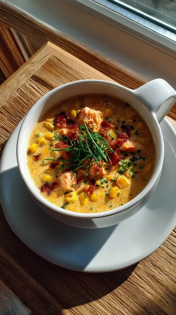 Salmon And Corn Chowder