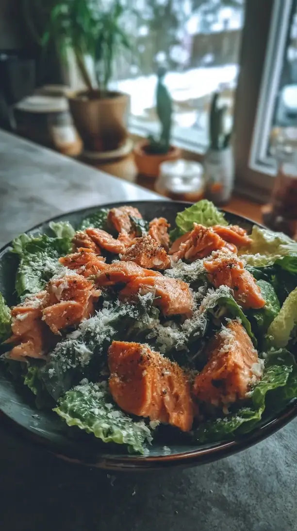 Salmon Caesar Salad