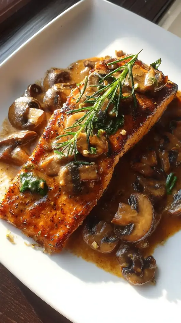 Salmon Marsala