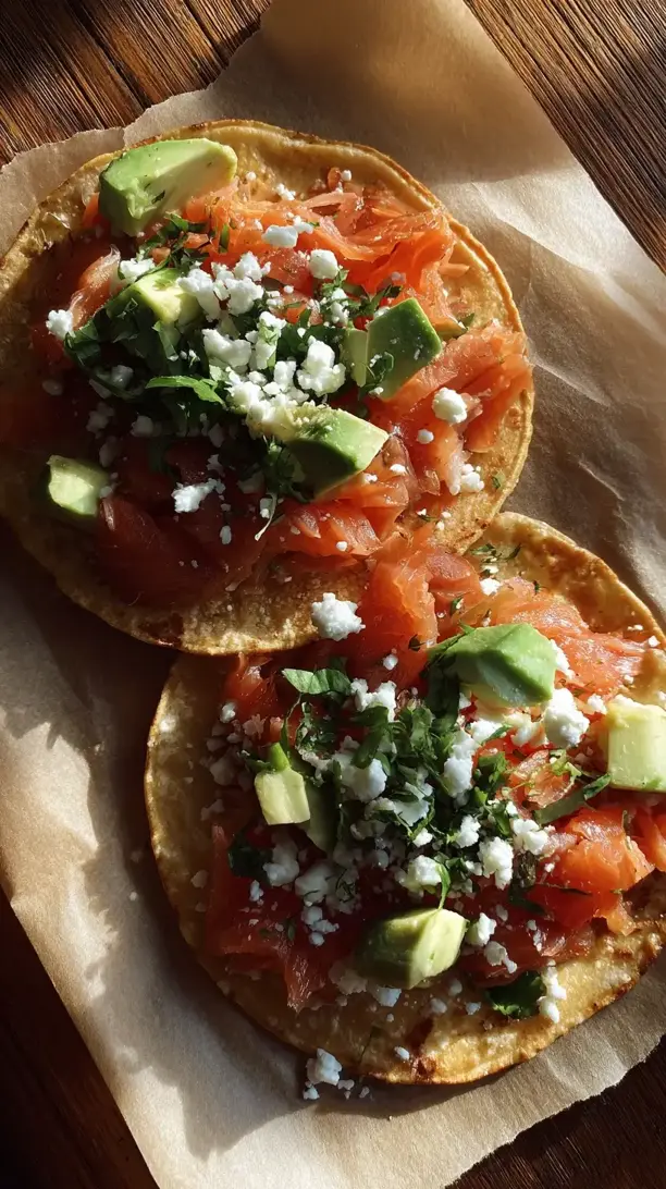 Salmon Tostadas