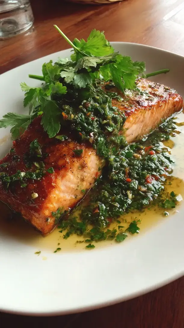 Salmon With Chimichurri