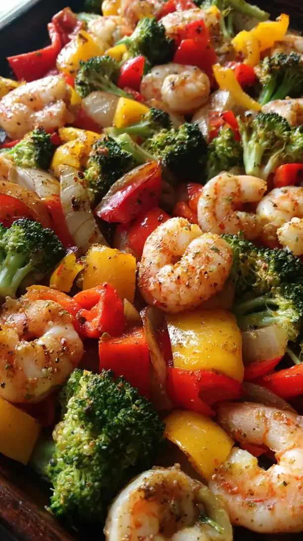 Sheet Pan Shrimp And Vegetables