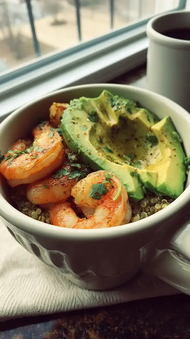 Shrimp And Avocado Bowl
