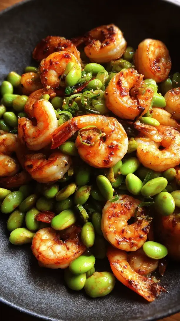 Shrimp And Edamame