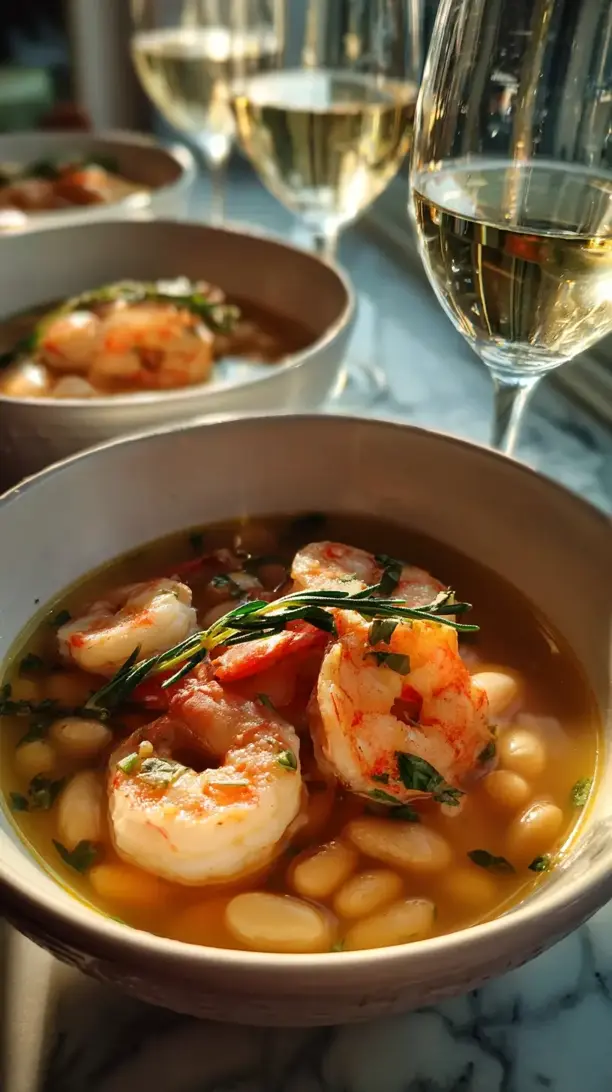 Shrimp And White Bean Soup
