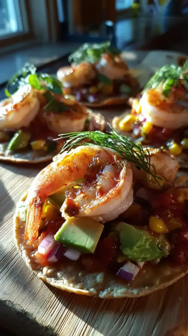 Shrimp Tostadas