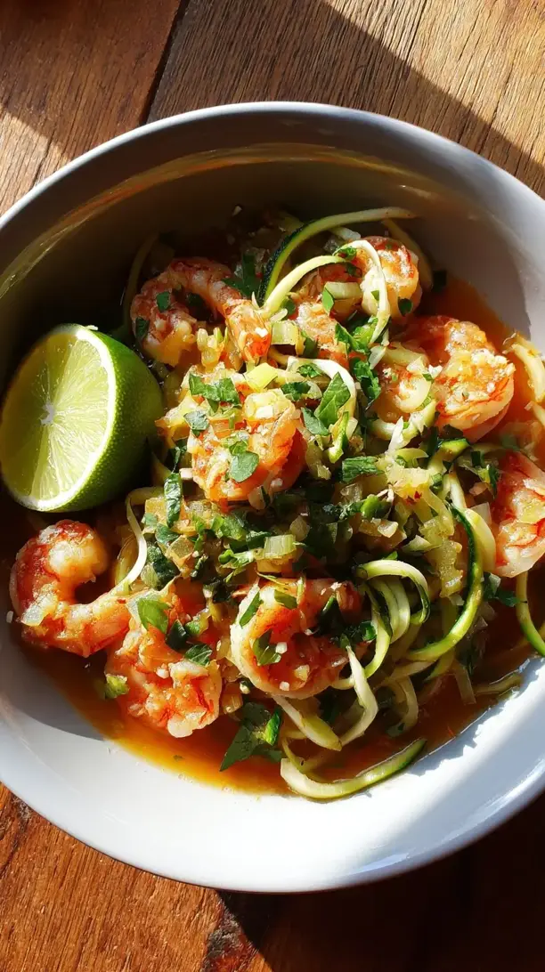 Shrimp Zoodle Bowl