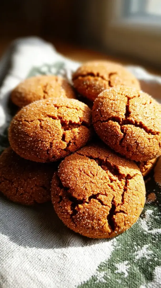 Soft Molasses Cookies