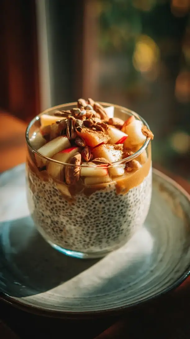 Spiced Apple Chia Pudding