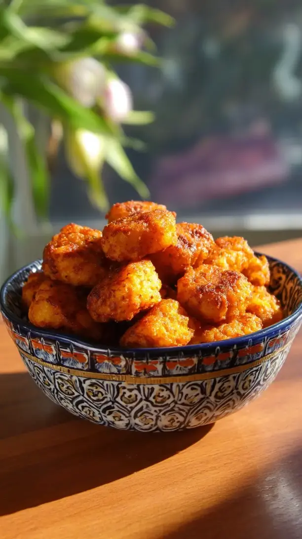 Spiced Sweet Potato Tots