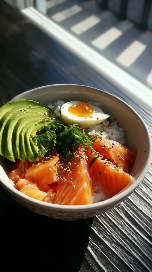 Spicy Salmon Roll Bowl