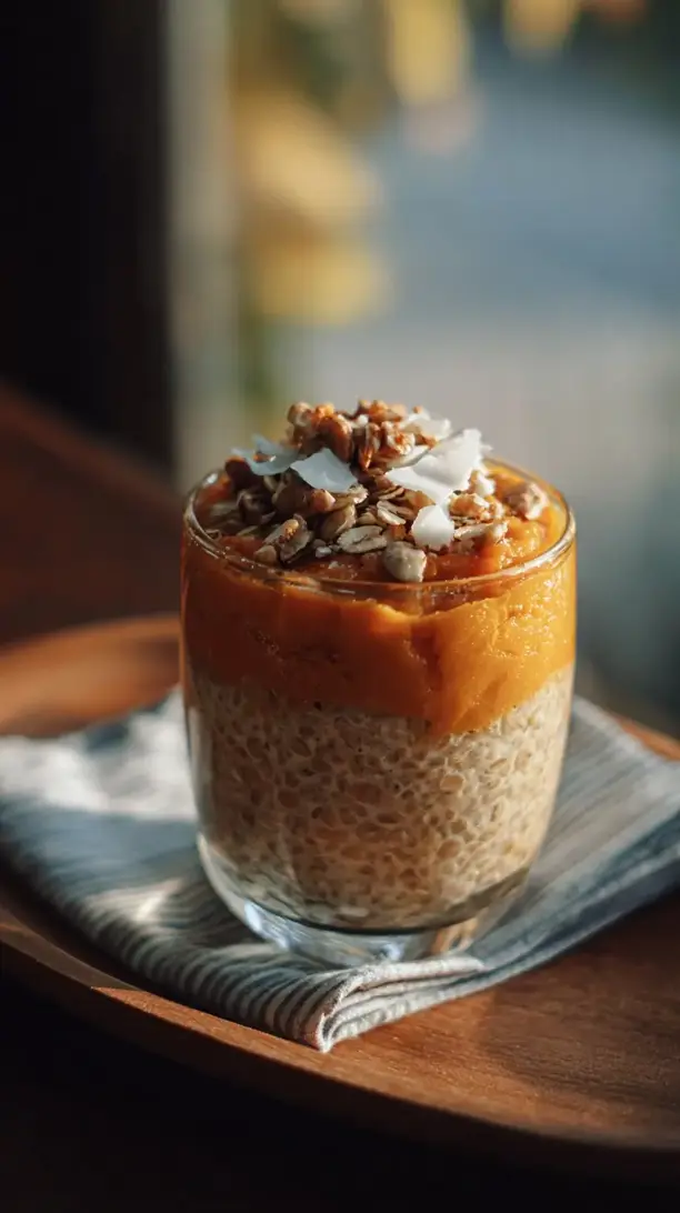Sweet Potato Pie Overnight Oats