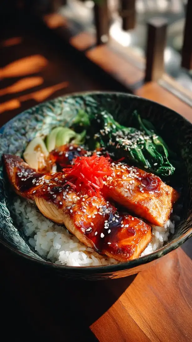 Teriyaki Salmon Bowls