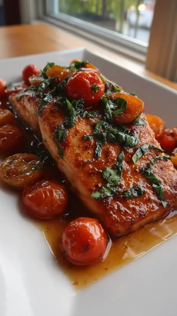 Tomato Basil Salmon