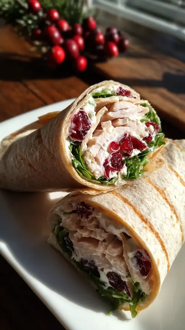 Turkey And Cranberry Wraps