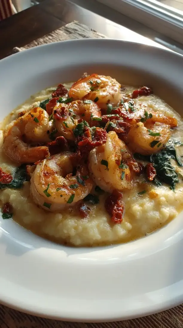 Tuscan Garlic Shrimp
