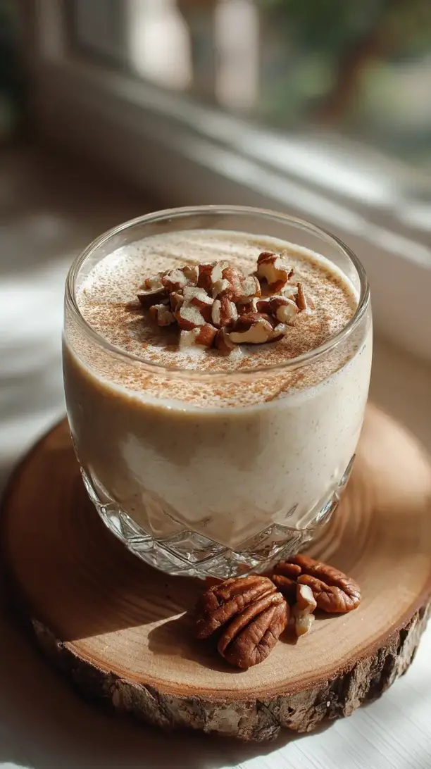 Vegan Eggnog Pudding
